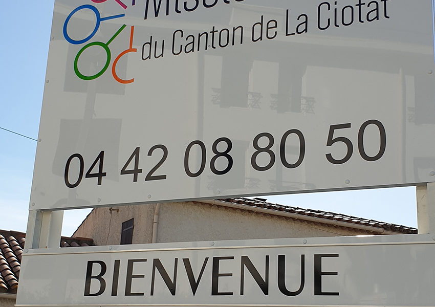 Panneau en alu La Ciotat